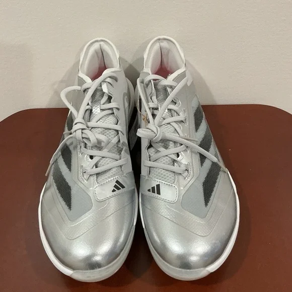 adidas Adizero Impact TPU Baseball Cleats Silver JS3049 Men's Size 15 NEW